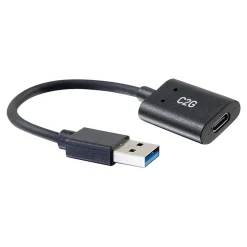 C2G 0.5' USB A Cable, Black (54428)