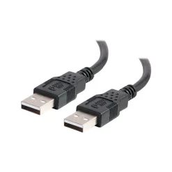 C2G 1m USB 2.0 A Male to A Male Cable - Black (3.2ft)