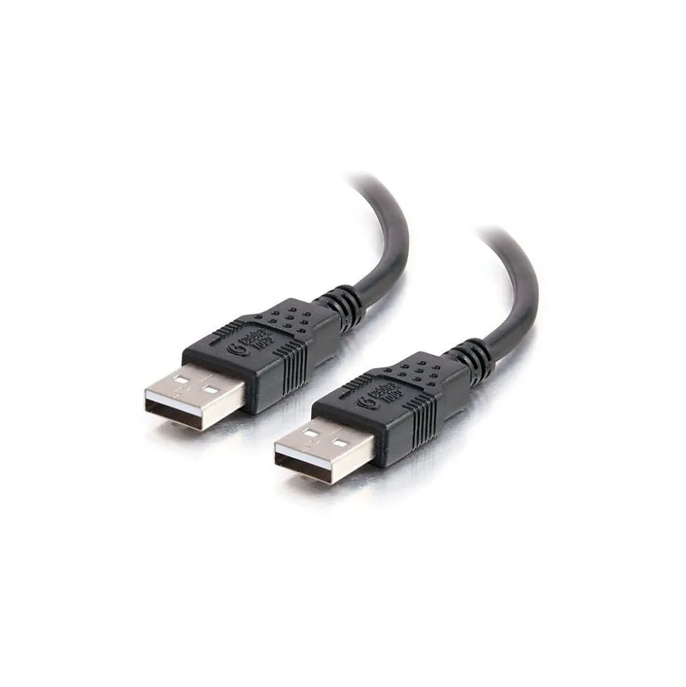 C2G 1m USB 2.0 A Male to A Male Cable - Black (3.2ft)
