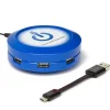 ChargeHub USB Charging Station for Multiple Brands, Blue (CRGRD-X7-004)