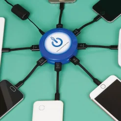 ChargeHub USB Charging Station for Multiple Brands, Blue (CRGRD-X7-004)