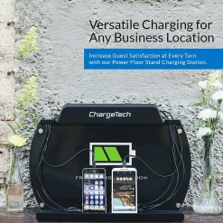 ChargeTech USB Charging Station for Most Smartphones, Black (CT-300061)