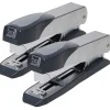 Charles Leonard High Capacity Executive Stapler, 50 Sheet Capacity, Gray/Black, Pack of 2 (CHL82415-2)