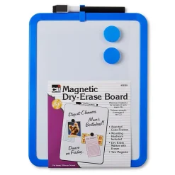 Charles Leonard Magnetic Dry Erase Board, 8 1/2" x 11", 4/Pk
