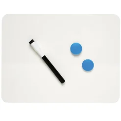 Charles Leonard 2-Sided Magnetic Plastic Mobile Dry-Erase Whiteboard, 9" x 12", 3/Pack (CHL35130-3)