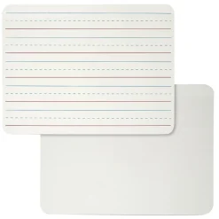 Charles Leonard 2-Sided Melamine Mobile Dry-Erase Whiteboard, 9" x 12", Pack of 6 (CHL35120-6)