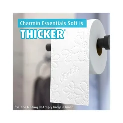 Charmin Essentials Soft Mega Toilet Paper, 2-Ply, White, 330 Sheets/Roll, 9 Rolls/Pack, 4 Packs/Carton (04536)