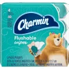 Charmin Flushable Wipes, White, 40 Sheets/Pack, Pack of 4 (79619)