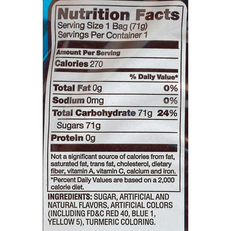 Charms Fluffy Stuff Fruit Cotton Candy, 2.5 oz, 24/Carton (CRM24326)