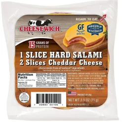 Cheddar & Hard Salami Cheesewich, 16/ Pack (366-00002)