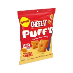 Cheez-It Puff'd Double Cheese Crackers, 6 Packs/Box (KEE00022)