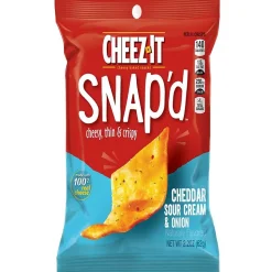Cheez-It Snap'd Sour Cream and Onion Crackers, 2.2 oz., 6 Packs/Box (KEE11460)