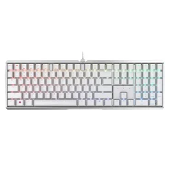 Cherry MX Board 3.0S RGB Mechanical Keyboard with MX RED Switches, White (G80-3874HYAUS-0)