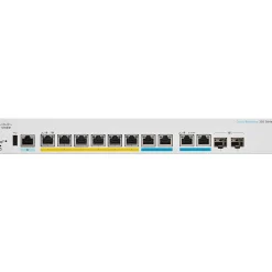Cisco 350 CBS350-8MGP-2X-NA 10 Ports Gigabit Ethernet Rack Mountable Switch