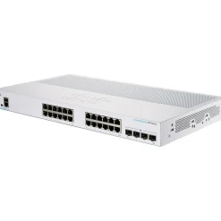 Cisco 350 28-Port Gigabit Ethernet Managed Switch, Silver (CBS35024T4GNA)