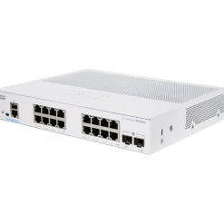 Cisco 350 18-Port Gigabit Ethernet Managed Switch, Silver (CBS35016TE2GNA)
