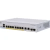 Cisco 350 10-Port Gigabit Ethernet Managed Switch, Silver (CBS3508FPE2GNA)