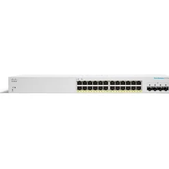 Cisco 220 24-Port Gigabit Ethernet Managed Switch, Silver (CBS22024P4GNA)