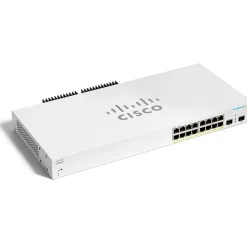 Cisco 220 16-Port Gigabit Ethernet Managed Switch, Silver (CBS22016P2GNA)