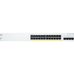 Cisco 220 24-Port Gigabit Ethernet Managed Switch, Silver (CBS22024FP4XNA)