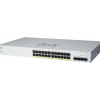 Cisco 220 24-Port Gigabit Ethernet Managed Switch, Silver (CBS22024FP4GNA)