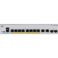 Cisco 250 8-Port Gigabit Ethernet Managed Switch, Silver (CBS2508PE2GNA)