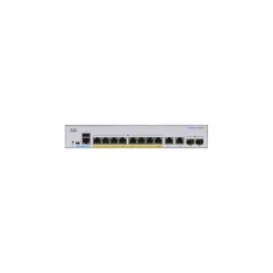 Cisco 250 8-Port Gigabit Ethernet Managed Switch, Silver (CBS2508FPE2GNA)