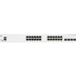Cisco 350 24-Port Gigabit Ethernet Managed Switch, Silver (CBS35024T4XNA)