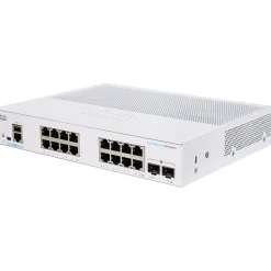 Cisco 350 16-Port Gigabit Ethernet Managed Switch, Silver (CBS35016T2GNA)