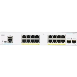 Cisco 250 16-Port Gigabit Ethernet Managed Switch, Silver (CBS25016P2GNA)