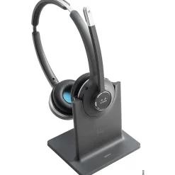 Cisco 562 Wireless, Bluetooth, Over-the-head Stereo Headset, Black CP-HS-WL-562-S-US=