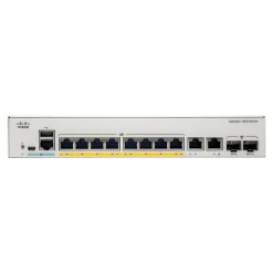 Cisco Catalyst 1000 Series 8-Port Gigabit Ethernet Managed Switch, 10/100/1000 Mbps (C1000-8FP-2G-L)