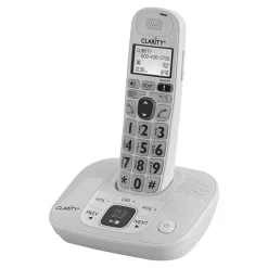 Clarity CLAR53712 Single Line Cordless Amplified Phone, White