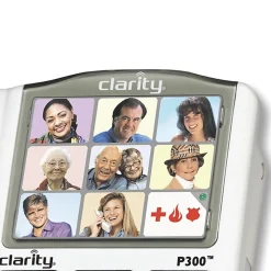 Clarity P300 Amplified Corded Photo Phone, White (CLAP300)