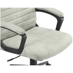 Click365 Transform 3.0 Ergonomic Vegan Leather Swivel Desk Chair, Gray (CCHR10008D)