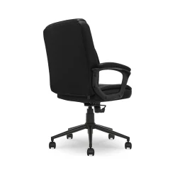 Click365 Transform 1.0 Ergonomic Bonded Leather Swivel Desk Chair, Black (CCHR10001B)