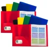 C-Line Heavyweight 2-Pocket Portfolio Folder with Fasteners, Assorted Colors, 10/Pack, 2 Packs/Bundle (CLI32960-2)