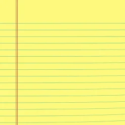 C-Line Notepad, Wide Ruled, Yellow, 12 Pads/Bundle (CLI25106-12)