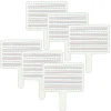 C-Line Two-Sided Dry Erase Answer Paddle, Lined/Plain, 10" x 8", Pack of 6 (CLI40670-6)