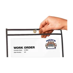 C-Line Vinyl Job Ticket Holders, 8-1/2