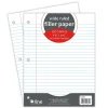 C-Line Wide Ruled Filler Paper, 8" x 10.5", 3-Hole Punched, 100 Sheets/Pack, 12/Bundle (CLI22032-12)