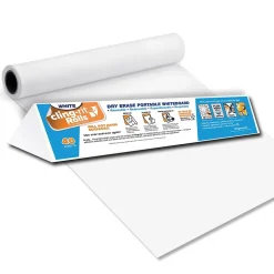 Cling-rite Removable Dry Erase Sheets Roll, 100' Roll, White (CGS1003CLINGRITE)