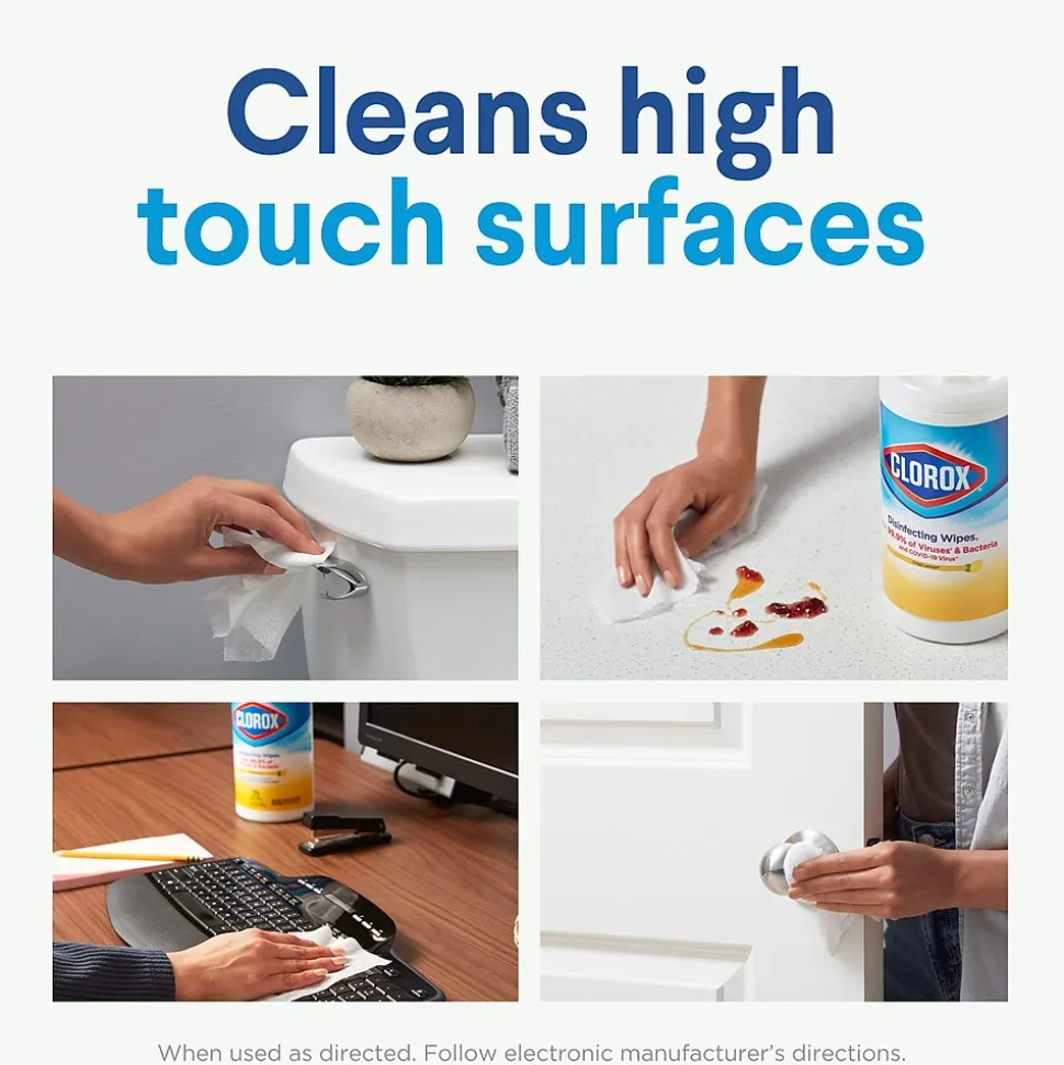 Clorox Disinfecting Wipes, Fresh Scent, 35 Wipes/Container (01593)