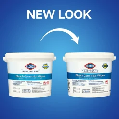 Clorox Healthcare Disinfecting Wipes, 110 Wipes/Container, 2/Carton (30358CT)