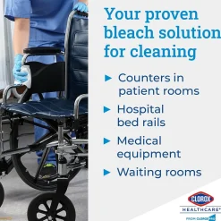 Clorox Healthcare Disinfecting Wipes Refill, 110 Wipes/Pouch (30359)