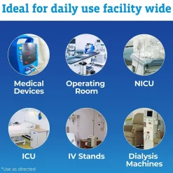 Clorox Healthcare Disinfecting Wipes, 185 Wipes, 2/Carton (30827)