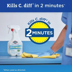 Clorox Healthcare Fuzion All-Purpose Cleaners & Spray Disinfectant, Unscented, 32 oz., 9/Carton (31478CT)