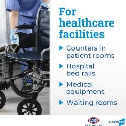 Clorox Healthcare VersaSure Disinfectant Wipes, 30 Count Soft Pack (31760)