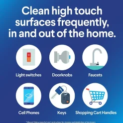 Clorox Scentiva Disinfecting Wipes, Pacific Breeze & Coconut Scent, 75 Wipes/Container (60037)