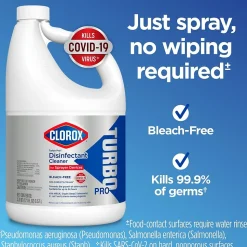 Clorox Turbo Pro All-Purpose Cleaners & Spray Disinfectant, Unscented, 121 oz., 3/Carton (60091CT)